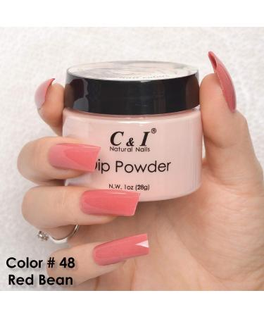 C & I Dip Powder Color No.048 Red Bean Red Color System - Buy Online on GoSupps.com
