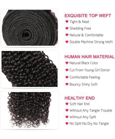 Buy Clarolair 9A Brazilian Kinky Curly Hair - 100% Remy Human Hair Bundle (20 Inch) - Perfect for International Shipping - Buy Online on GoSupps.com