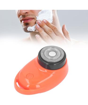 Mini Men's Beard Trimmer - Portable USB-C Charging Electric Travel Grooming Tool (Yellow - Buy Online on GoSupps.com