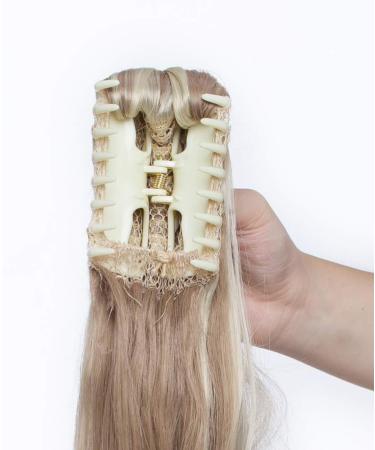 Silk-co Ponytail Hairpiece 24 inch Claw on Clip in Pony Tail Hair Extensions Hairpieces Big Wave/Curly(Sandy&Bleach Blond) 24inch (Pack of 1) Sandy&Bleach Blond - Buy Online on GoSupps.com