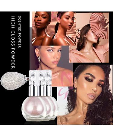 Glitter Spray Highlighter Powder for Women - Nude Pink High Gloss Body & Face Shimmer Sparkle Spray for Hair, Nails & Makeup Party - Buy Online on GoSupps.com