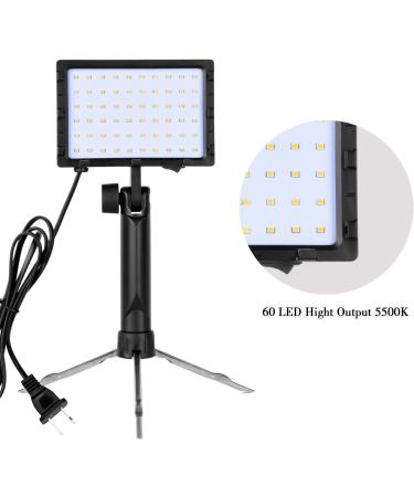 EMART 60 LED Continuous Portable Photography Lighting Kit - 2 Pack with Color Filters | Table Top Studio Light for Photo and Video Shooting - Buy Online on GoSupps.com