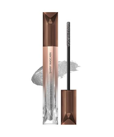 Colored liquid mascara for eyelashes - Long-lasting smudge-proof makeup volumizing and lengthening mascara | Lightweight and easy-to-use shimmering mascara waterproof mascara for eye makeup