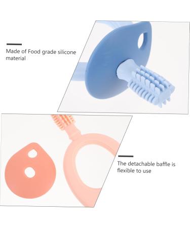 Minkissy 8-Pack Silicone Toothbrushes for Teething - Safe Food-Grade Baby Training Brushes & Chew Toys - Buy Online on GoSupps.com