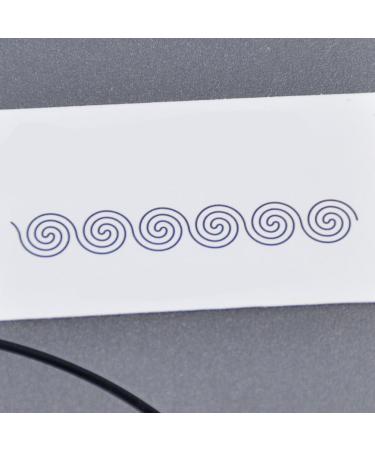 Lychee Plastic Long Quilting Stencil for Painting and Sewing - Spiral Design - Buy Online on GoSupps.com