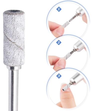 Mesee 2 Pieces Mandrel Bits for Small Nail Sanding Bands 3.1mm Mini Mandrel Nail Drill File Heads 2.35mm Shank Nails Mandrels Fit Electric Manicure Pedicures Tools - Buy Online on GoSupps.com
