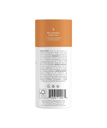 ATTITUDE Deodorant 3oz - Plastic-free, Vegan & Cruelty-free with Orange Leaves - Buy Online on GoSupps.com