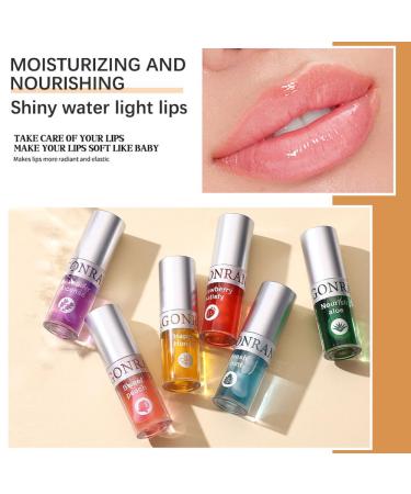 Buy Plumping Lip Gloss & Hydrating Lip Glow Oil | Moisturizing Tinted Lip Oil with Aloe Vera - Long-Lasting Non-Sticky Shine - Buy Online on GoSupps.com