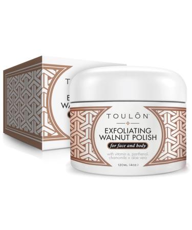 Natural Walnut Exfoliating Face Scrub for Men and Women - Facial and Body Exfoliator for Acne and Blackhead Treatment - Buy Online on GoSupps.com