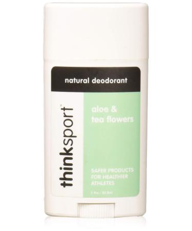 Think Thinksport Natural Deodorant Aloe & Tea Flowers 2.9 oz (85.8 ml)