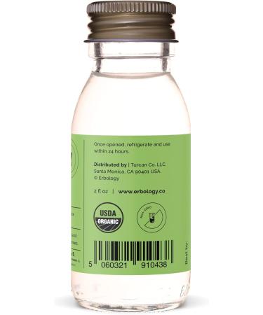 Erbology Organic Aloe Vera Juice 12 Daily Shots (2 fl oz) - Immunity Support and Detox - from Inner Leaf - Straight from Farm in Spain - Undiluted - No Added Sugar - Non-GMO - Recyclable Glass Bottle Aloe Vera 2 Fl Oz (Pack  - Buy Online on GoSupps.com