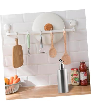 Zerodeko 1pc Stainless Steel Oil Pot Pink Wicker Basket Stainless Sauce Bottle Dust-proof Oiler Glass Olive Oil Pourer Cooking Condiment Bottle Cylindrical Condiment Bottles - Buy Online on GoSupps.com