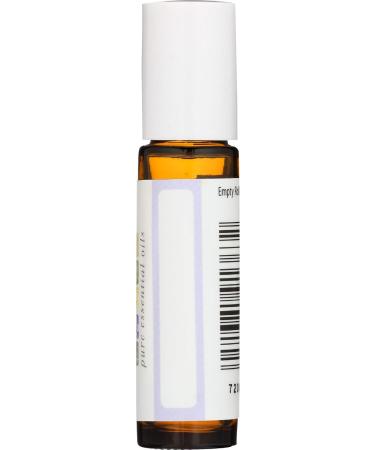 Aura Cacia Amber Roll-On Bottle with Writable Label | 0.31 fl. oz. - Perfect for Essential Oils | International Shipping Available - Buy Online on GoSupps.com