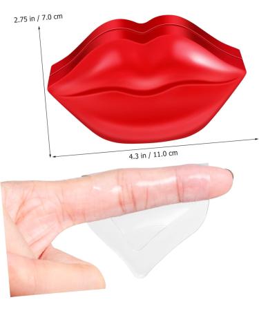 KOMBIUDA 2 Boxes Lip Mask Lipmask Lip Sheet Mask Portable Lip Gel Pads Sleeping Lip Gel Pads Lip Skin Mask Women Cosmetic Home Lip Moisturizing Tool Abundance Facial Mask Patch - Buy Online on GoSupps.com