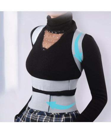 Buy HURRISE Updated Posture Corrector Adjustable Upper Back Brace for Pain Relief & Clavicle Support | Comfortable Neck & Shoulder Straightener (L) - Ships Worldwide - Buy Online on GoSupps.com