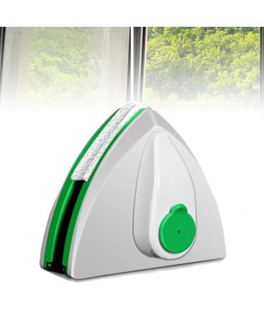 Double Side Magnetic Glass Cleaner Magnetic Window Cleaner 3-30mm Home Glass Surface Cleaning Brush Triangular Magnetic Brush Wiper Window Cleaning Tools 15-26mm