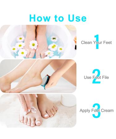 Buy A3A Acadgq Corneal Remover - 2 in 1 Crystal Hair Remover & Epilator | Safe Nano Glass Foot & Hair Removal Tool - Durable & Professional - Buy Online on GoSupps.com