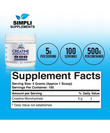 Buy Creatine Monohydrate Micronized Powder - Unflavored Keto Friendly 500g | International Shipping - Buy Online on GoSupps.com