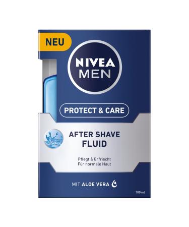 NIVEA Men After Shave Fluid 3-Pack - Original Mild 3 x 100ml Bottles | International Shipping Available - Buy Online on GoSupps.com