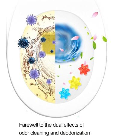 Fairnull Toilet Cleaning Gel 75g Toilet Gel Stamp Flower Refreshing Keep Clean and Long-lasting Fragrance for Toilet BowlsToilet Basins and Sinks A - Buy Online on GoSupps.com