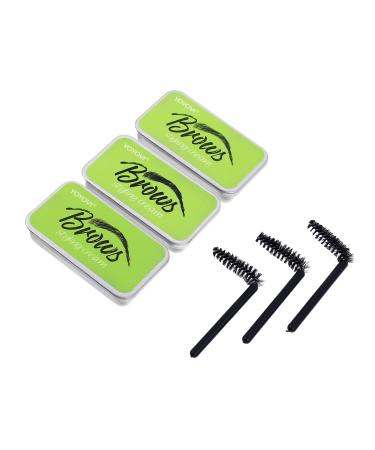Beavorty 3 sets Soap Brows Brow Waterproof Cream Last Makeup Shaping Female Long with Women