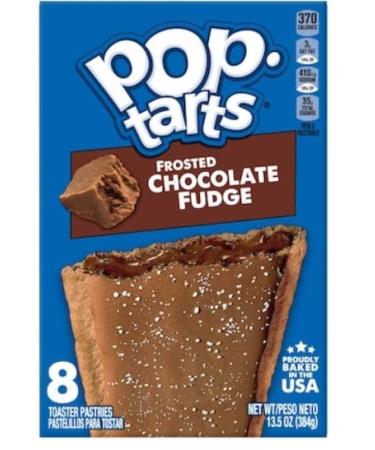 Pop Tarts Frosted Variety Pack 13.5oz (Pack of 4) - Hot Fudge Sundae, S'mores, Chocolate Fudge, Cookies & Creme + Bonus Lollipops - Buy Online on GoSupps.com