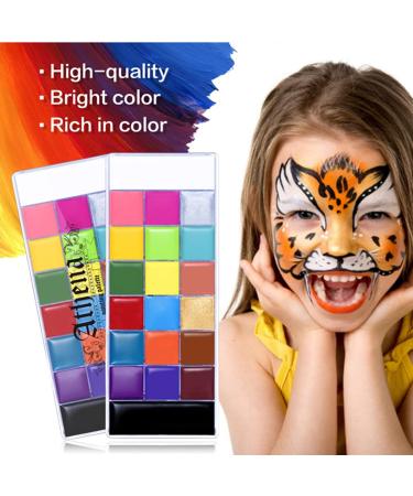 20 Colors Makeup Palette Set & 10-Piece Brush Kit - Professional Face Paint for Flawless Application | International Shipping Available - Buy Online on GoSupps.com