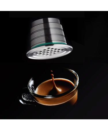 Rofawee Reusable Coffee Capsules 304 Stainless Steel K Cup Coffee Brewers Replacement for Espresso Hines 2 capsule cups + 1 hammer - Buy Online on GoSupps.com