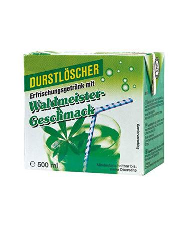 Durstl scher Durstl scher Waldmeister - Refreshing drink made from concentrated fruit juice reusable pouch vegan non-carbonated ideal for on the go and at home - 48 x