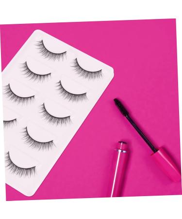 minkissy 15 Pairs Short Eyelash Fiber Makeup Eyelashes Dense Eyelashes Cosmetic Eyelashes Fluffy Volume Lashes False Eye Lashes Handmade Eyelashes Glue 6d Artificial Fiber Natural - Buy Online on GoSupps.com