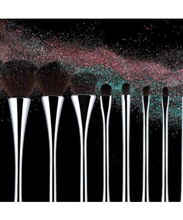 Makeup Brush 10 Makeup Brushes Set The Curved Handle for Blush Brush Foundation Brush Eye Brush Sets - Buy Online on GoSupps.com