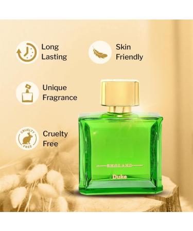 Duke Woody Spicy Strong Spray | Perfume for Men | Cinnamon Lemongrass Notes with lift of Sandalwood | 100 ML | Long Lasting Eau De Parfum - Buy Online on GoSupps.com