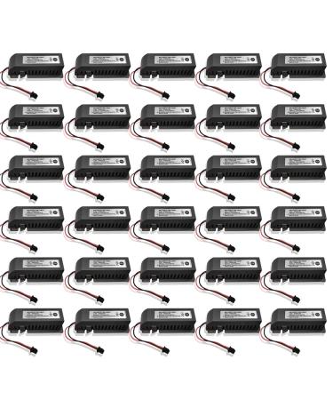 (30 Pack) 2000mAh 3.6V MR-J3BAT PLC Non-Rechargeable Li-ion Battery for ER6VC119A/B MELSERVO MR70 with Black Plug