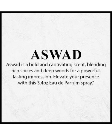 Aswad Perfumes Fresh & Long-Lasting Eau de Parfum for Men Apple Bergamot Sandalwood Vanilla Exotic Oriental Fragrance for Men 3.4 oz - Buy Online on GoSupps.com