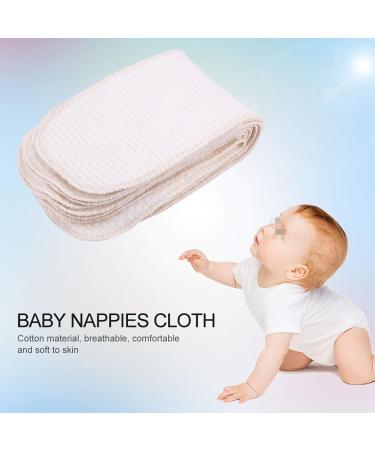 Breathable Cotton Washable Diaper Inserts - Reusable Cloth Diapers for Newborns | Tower Diaper Deposits (10 Pieces) - Buy Online on GoSupps.com
