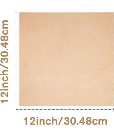 Thick 1.8-2.1mm Veg Tan Leather Sheets - Full Grain Cowhide for Crafts 12x12 - Buy Online on GoSupps.com