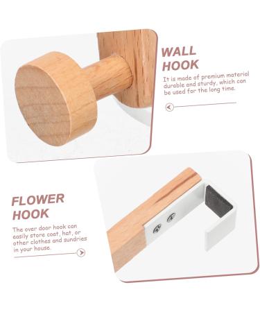 Abaodam 4 Pcs Door Hook Heavy Duty Coat Hooks Hat Hanger Door Hanger Shower Overcoat Racks No Trace - Buy Online on GoSupps.com