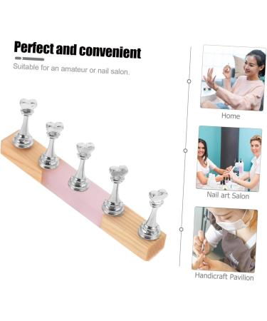 Mikinona 1 Set Nail Art Chess Piece Nail Art Training Stand Manicure Stand Nail Tips Holder for Press on Magnetic Nail Stand Nail Tip Holders False Nails Holder Fingernail Display Stands - Buy Online on GoSupps.com