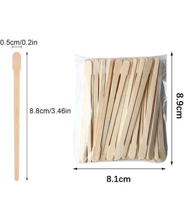 200 PC Wooden Waxing Spatula Set for Eyebrows Lips & Body - Ideal for Handicrafts & Depilation - Buy Online on GoSupps.com