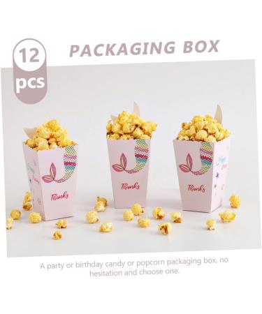 OUNONA 12pcs Boxes Mermaid Chip Box Paper Popcorn Take- Out Mermaid Popcorn and Chips Boxes Containers Mini Paper Treat Boxes Popcorn Cartons French Fries Boxes Decorate Snack - Buy Online on GoSupps.com