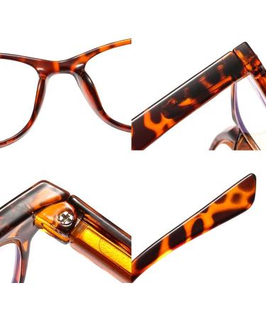 Suertree Anti-Blue Computer Reading Glasses | Blue Light Filter UV Blocking | 3.50 Magnification | Unisex Leopard Design - Buy Online on GoSupps.com