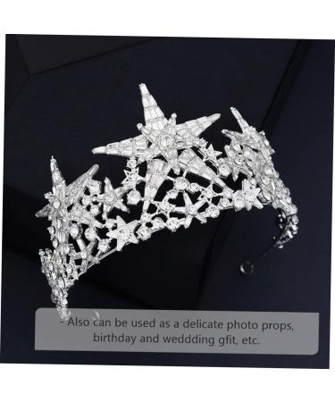 MAGICLULU 1pc Christmas headband hair accessories Headband headgear wedding tiaras for bride Alloy Headband for Bride bridal headpiece bride moon hair fork scarf bridesmaid - Buy Online on GoSupps.com