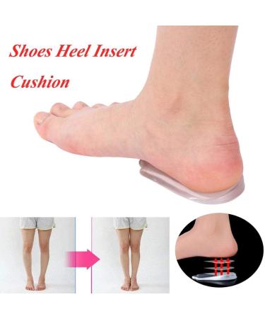 Unisex Heel Lift Insert Pad for O/X Legs Correction | Gel Heel Pad for Supination & Pronation Support - Buy Online on GoSupps.com