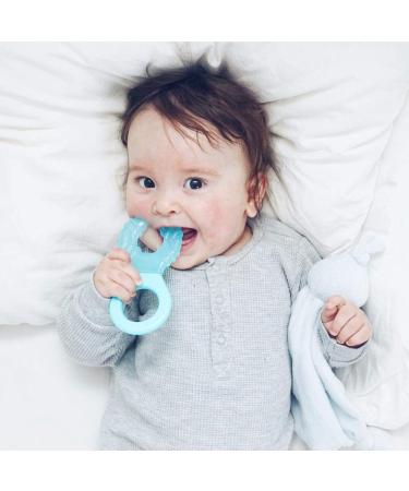 TWISTSHAKE Teething Ring for Baby - BPA Free Pastel Light Pink Suitable from 1 Month | Shop Internationally - Buy Online on GoSupps.com