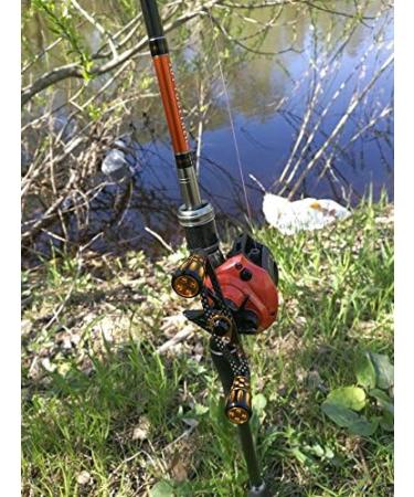 JEKOSEN Carbon Fiber Fishing Reel Handle Knobs - Replacement Accessories in Gold - Buy Online on GoSupps.com