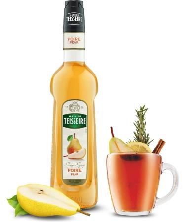 Mathieu Teisseire Pear Syrup for drinks beers ciders lemonades soft drinks teas cocktails with or without alcohol bot - Buy Online on GoSupps.com