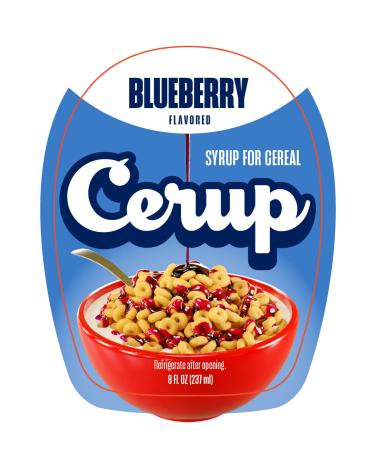 Blueberry Flavored Cerup Syrup for Cereal - Delicious Breakfast for Kids and Adults | Variety of Tasty Flavors - Buy Online on GoSupps.com