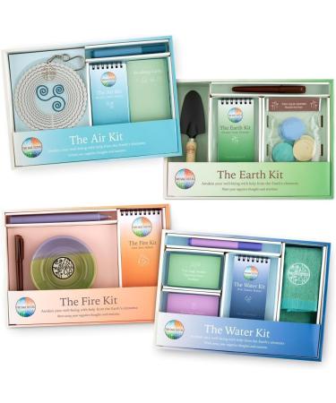 Two Sage Sisters Water Kit - Ultimate Self Care Set with Soap Sheets Notebook Marker & Washcloth | Relaxation & Meditation Mini Spa Box for Men & Women - International Shipping - Buy Online on GoSupps.com