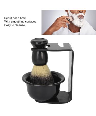 Beard Foam Brush Set & Soap Dish - Foaming Beard Brush for Men | Daily Grooming Essentials - Buy Online on GoSupps.com