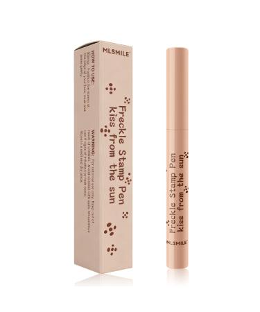 LLFYXM Natural simulated freckle pen waterproof quick drying and not easy to fade easy to use freckle stamp for creative makeup cosplay everyday light brown